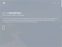 Tablet Screenshot of harshitpeer.com